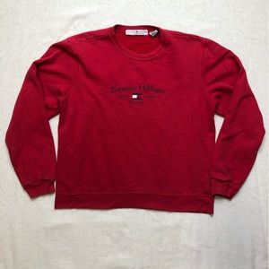 Tommy Hilfiger Crewneck Sweatshirt Red Large
